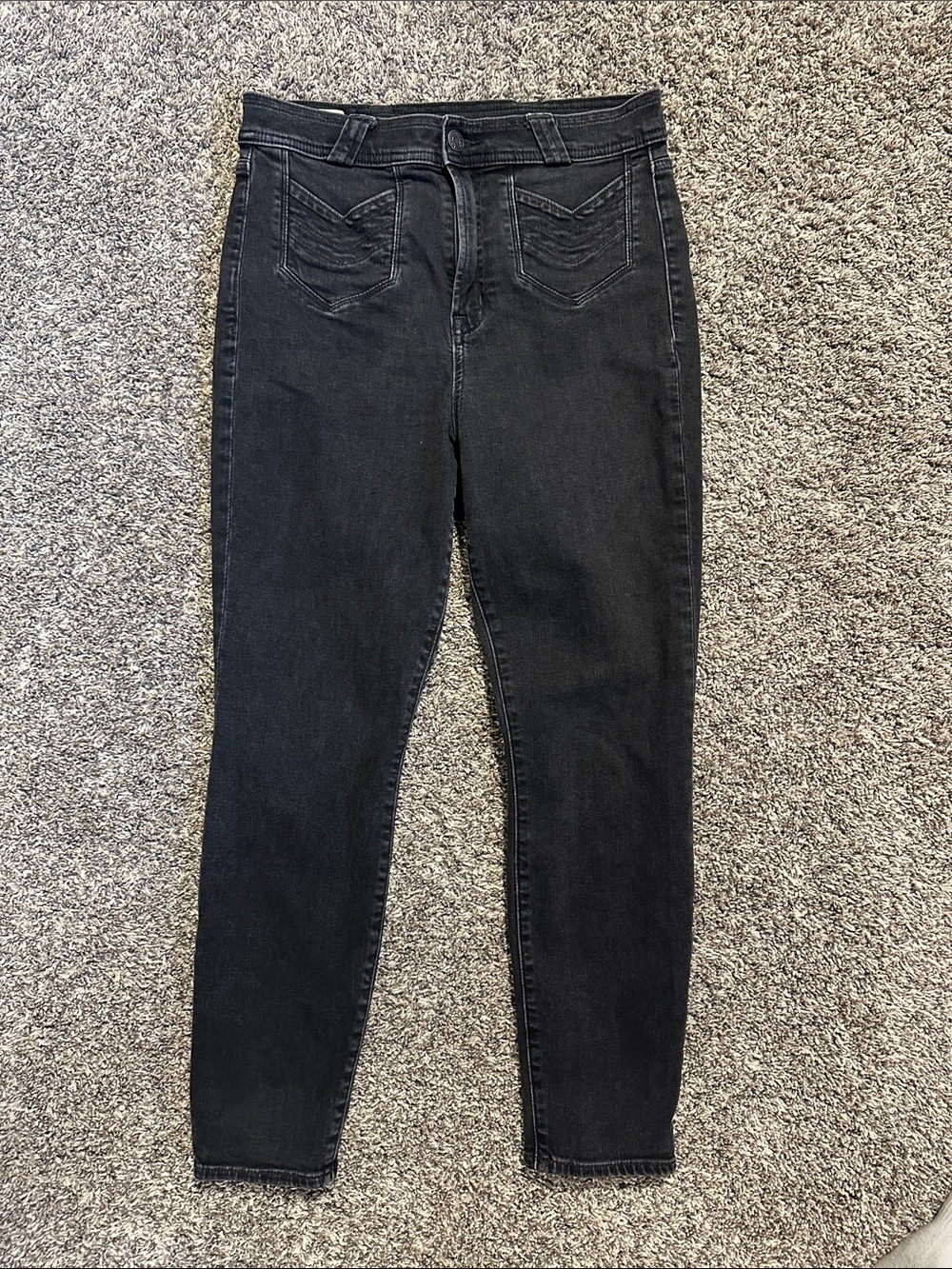 GAP Women's Skinny Jeans in Washed Black
